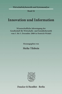 Enlarge image Cover: Innovation und Information. - Duncker & Humblot