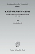 Cover: Kollaboration des Geistes. - Duncker & Humblot
