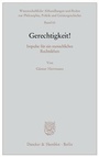Cover: Gerechtigkeit! - Duncker & Humblot