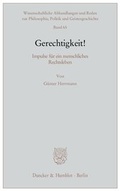 Cover: Gerechtigkeit! - Duncker & Humblot