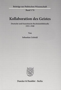 Abbildung von: Kollaboration des Geistes. - Duncker & Humblot