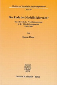 Abbildung von: Das Ende des Modells Schweden? - Duncker & Humblot