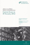 Cover: Current Issues in IT Security 2012. - Duncker & Humblot