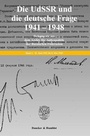 Cover: Die UdSSR und die deutsche Frage 1941-1949. Dokumente aus russischen Archiven. 4 Bände. Bearb. und hrsg. von Jochen P. Laufer / Georgij P. Kynin unter Mitarbeit von Viktor Knoll (Bd. 1-3) / Kathrin König (Bd. 4) / Reinhard Preuß (Bd. 4). - Duncker & Humblot
