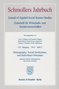 Cover: Demography, Social Institutions, and Individual Outcomes. - Duncker & Humblot