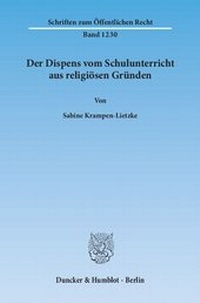 Abbildung von: Der Dispens vom Schulunterricht aus religiösen Gründen - fibre