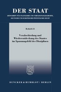 Abbildung von: Verabschiedung und Wiederentdeckung des Staates im Spannungsfeld der Disziplinen - fibre