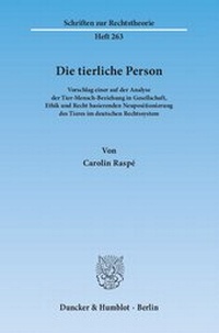 Bild: Die tierliche Person. - Duncker & Humblot