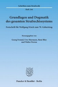 Abbildung von: Grundlagen und Dogmatik des gesamten Strafrechtssystems - fibre