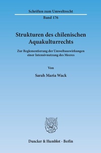 Bild: Strukturen des chilenischen Aquakulturrechts. - Duncker & Humblot