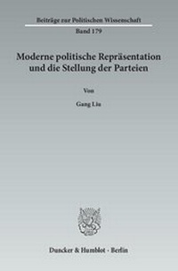 Abbildung von: Moderne politische Repräsentation und die Stellung der Parteien. - fibre