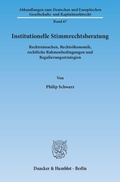 Abbildung von: Institutionelle Stimmrechtsberatung. - Duncker & Humblot