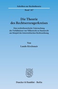 Cover: Die Theorie des Rechtserzeugerkreises. - Duncker & Humblot