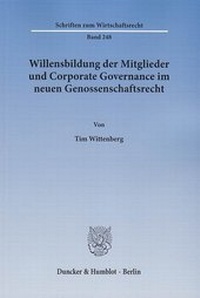 Abbildung von: Willensbildung der Mitglieder und Corporate Governance im neuen Genossenschaftsrecht - fibre