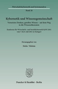 Cover: Kybernetik und Wissensgemeinschaft. - Duncker & Humblot