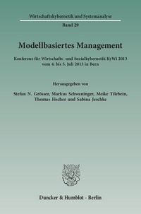 Enlarge image Cover: Modellbasiertes Management. - Duncker & Humblot
