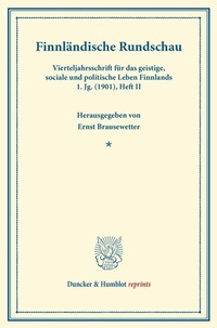 Enlarge image Cover: Finnländische Rundschau. - Duncker & Humblot