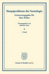 Abbildung von: Hauptprobleme der Soziologie - Duncker & Humblot