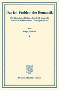 Abbildung von: Das Ich-Problem der Romantik - fibre