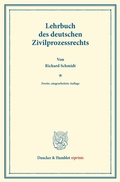 Cover: Lehrbuch des deutschen Zivilprozessrechts. - Duncker & Humblot