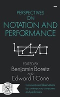 Cover: Perspectives on Notation and Performance - WW Norton & Co