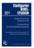 Cover: Gottes Wort in menschlicher Sprache - Katholisches Bibelwerk