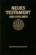 Abbildung von: Neues Testament und Psalmen nach der Übersetzung Martin Luthers - Deutsche Bibelgesellschaft