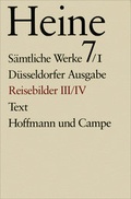 Cover: S&auml;mtliche Werke. Historisch-kritische Gesamtausgabe der Werke. D&uuml;sseldorfer Ausgabe / Sp&auml;te Reisebilder - Hoffmann & Campe