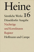 Cover: S&auml;mtliche Werke. Historisch-kritische Gesamtausgabe der Werke. D&uuml;sseldorfer Ausgabe - Hoffmann & Campe