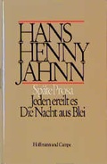 Cover: Werke in Einzelb&auml;nden. Hamburger Ausgabe / Sp&auml;te Prosa: Jeden ereilt es. Die Nacht aus Blei - Hoffmann & Campe