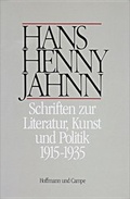 Cover: Werke in Einzelb&auml;nden. Hamburger Ausgabe / Schriften zur Kunst, Literatur und Politik - Hoffmann & Campe
