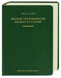 Abbildung von: Novum Testamentum Graece et Latine (Nestle-Aland) - Deutsche Bibelgesellschaft