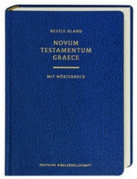 Abbildung von: Novum Testamentum Graece (Nestle-Aland) - Deutsche Bibelgesellschaft