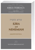 Cover: Biblia Hebraica Quinta (BHQ). Gesamtwerk zur Fortsetzung / Ezra and Nehemia - Deutsche Bibelgesellschaft