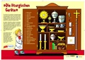Cover: Die Liturgischen Ger&auml;te - MINI-Plakat - Katholisches Bibelwerk