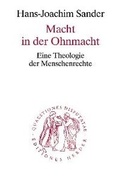 Cover: Macht in der Ohnmacht - Verlag Herder