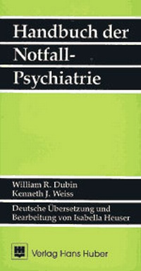 Enlarge image Cover: Handbuch der Notfall-Psychiatrie - Hogrefe
