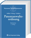 Cover: Kommentar zur Patentanwaltsordnung - Carl Heymanns Verlag