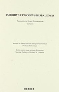 Cover: Isidorus episcopus Hispalensis - Verlag Herder