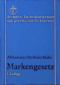 Enlarge image Cover: Markengesetz - Carl Heymanns Verlag