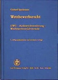 Abbildung von: Wettbewerbsrecht - Carl Heymanns Verlag
