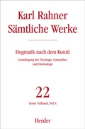 Cover: Dogmatik nach dem Konzil - Verlag Herder