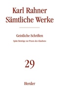 Cover: Geistliche Schriften - Verlag Herder