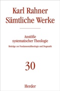 Cover: Anst&ouml;&szlig;e systematischer Theologie - Verlag Herder