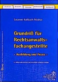 Cover: Grundriss f&uuml;r Rechtsanwaltsfachangestellte - Carl Heymanns Verlag