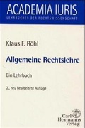 Cover: Allgemeine Rechtslehre - Carl Heymanns Verlag