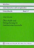 Bild: Öko-Audit und Deregulierung im Immissionsschutzrecht - Carl Heymanns Verlag