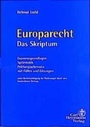 Cover: Europarecht - Das Skriptum - Carl Heymanns Verlag