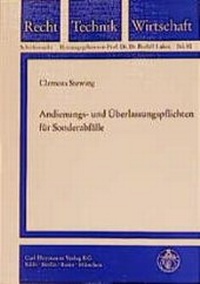 Abbildung von: Andienungs- und Überlassungspflichten für Sonderabfälle - Carl Heymanns Verlag