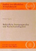 Bild: Beh&ouml;rdliche Betretungsrechte und Nachschaubefugnisse - Verfassungsrechtliche und verwaltungsrechtliche Grundlagen - Carl Heymanns Verlag
